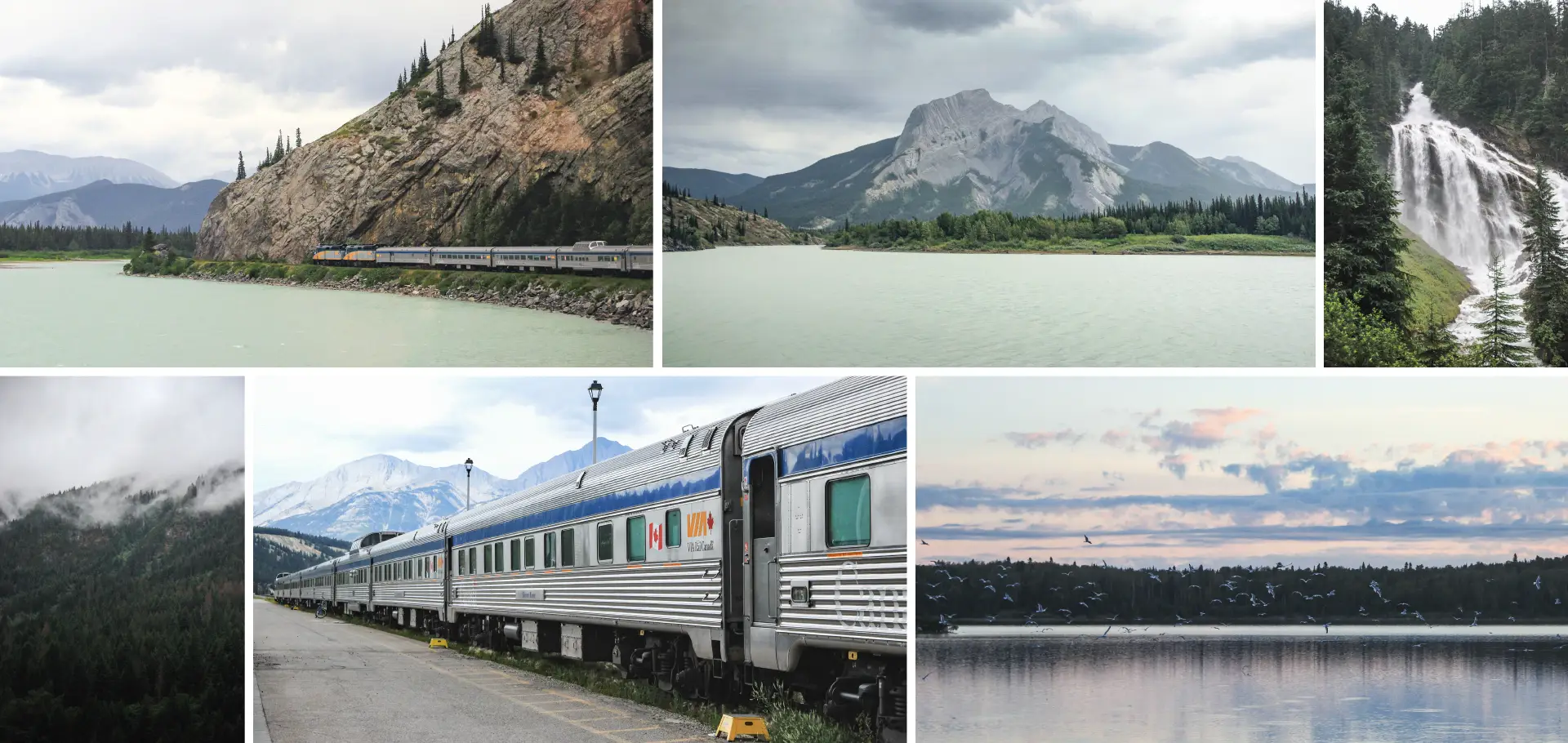 Paysages de la traversée du Canada avec le Canadian Paysages de la traversée du Canada avec le Canadian